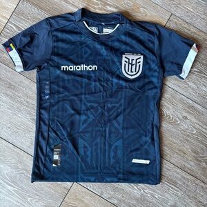 Ecuador National Team Youth Soccer Jersey – Marathon Size 10